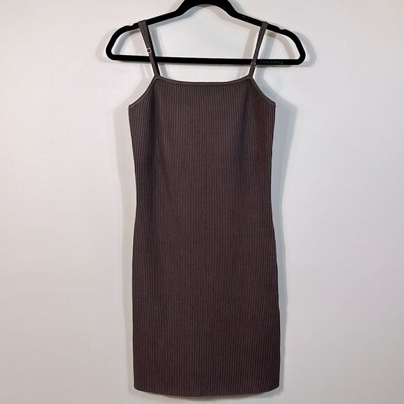 House of Harlow NWT Spaghetti Strap 90s Y2K Ribbed Bodycon Dress Women Small - Picture 1 of 7
